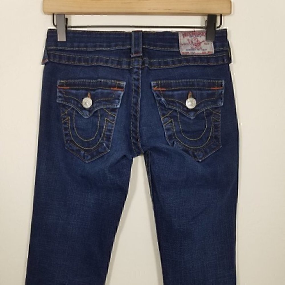 True Religion Billy Crop Stretch Jeans Size 25 - Picture 6 of 7
